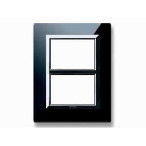 Plaque Vera_44 Rectangulaire En Verre Noir Absolu 3+3 Modules