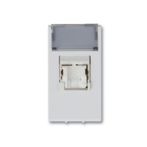 PRISE Informatique 8 Plots RJ45 CAT 5E UTP Blanc