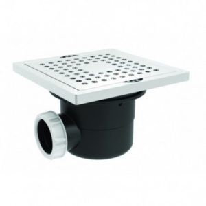 Bonde de sol avec grille pour douche plain pied