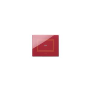 Plaque Vera_44 Touch Rectangulaire Rouge Pompéi 1 Commande