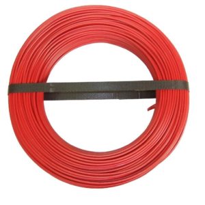 Fil Électrique 2,5 mm2 Rouge Rigide H07VU